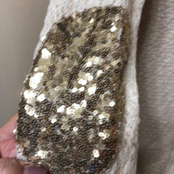 Miss Me‎ Floral Long Sleeve Sparkle Lightweight Top Women’s Sz Medium - Picture 7 of 10